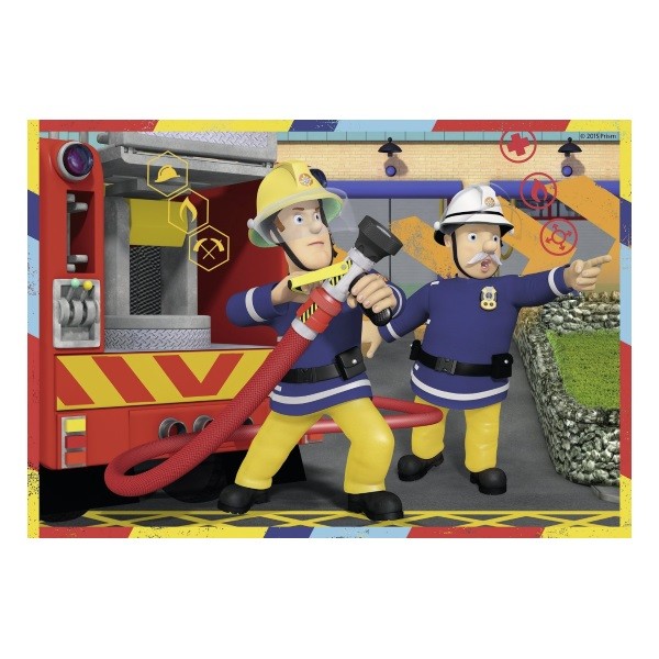 Feuerwehrmann Sam - Puzzle 2x12 Teile – Bild 2
