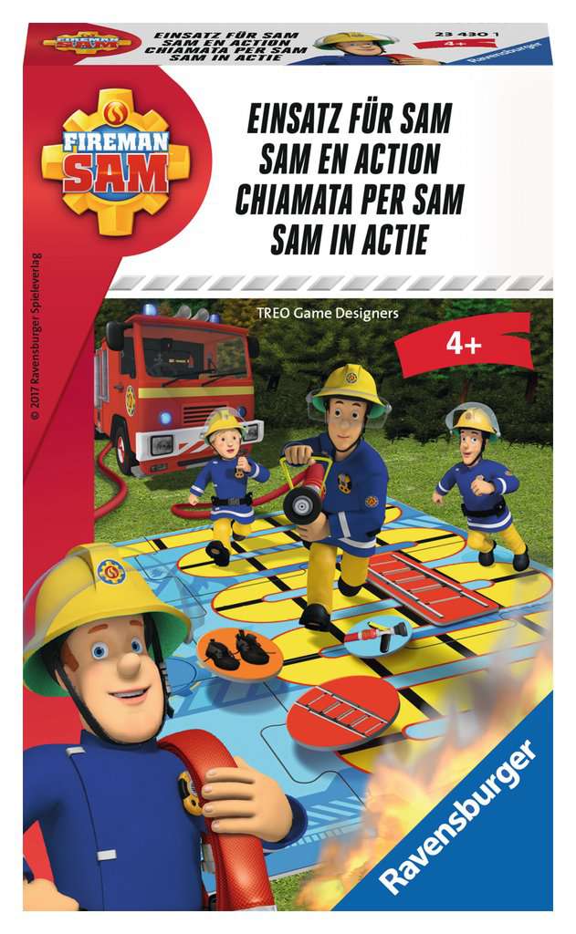 Ravensburger 23430 - Mitbringspiel Feuerwehrmann Sam: Einsatz für Sam – Bild 2