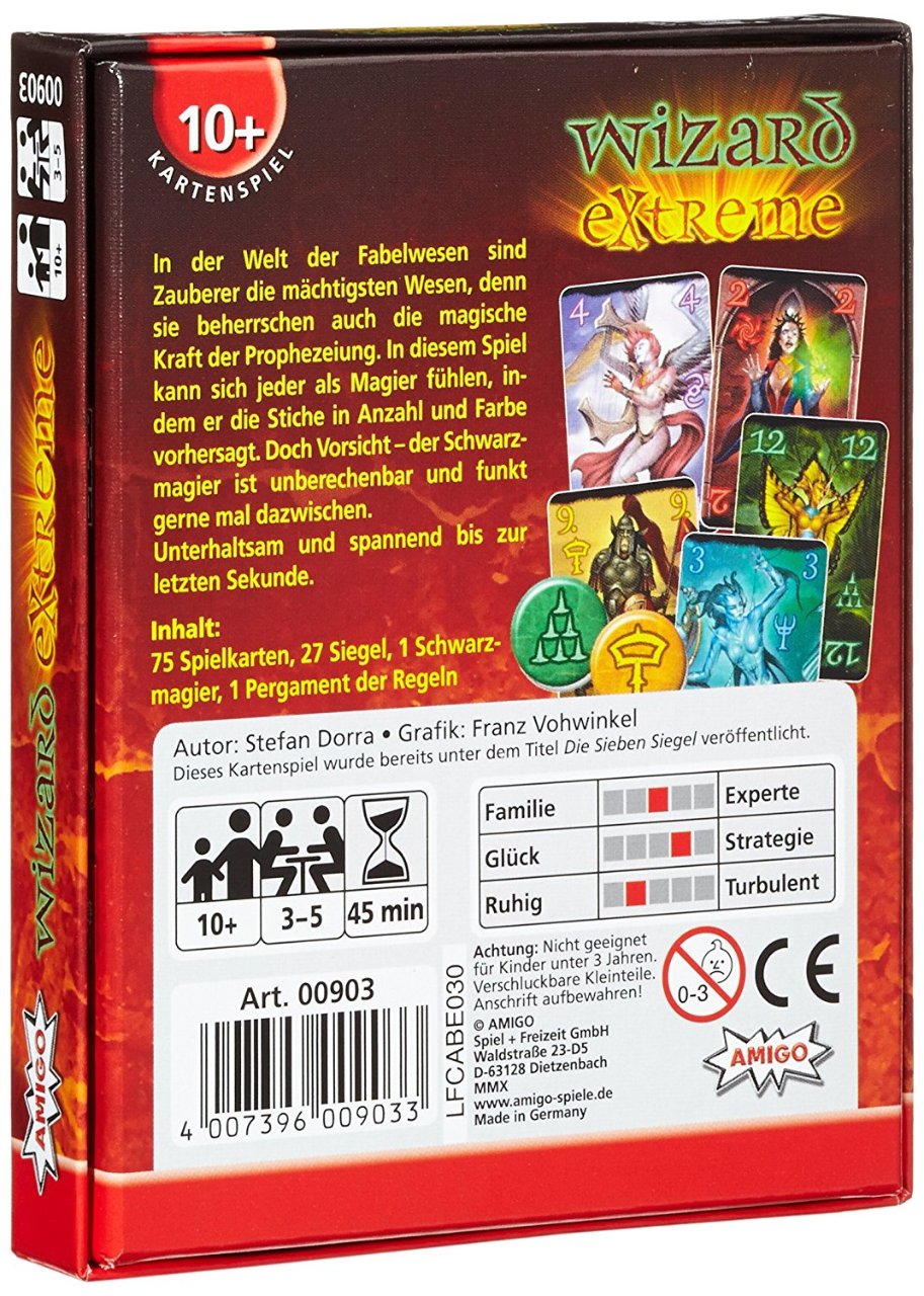 Amigo 00903 - Wizard Extreme - Kartenspiel – Bild 3