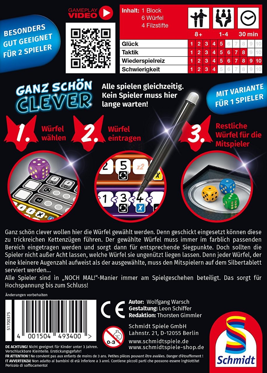Ganz schön clever - Spiel – Bild 2