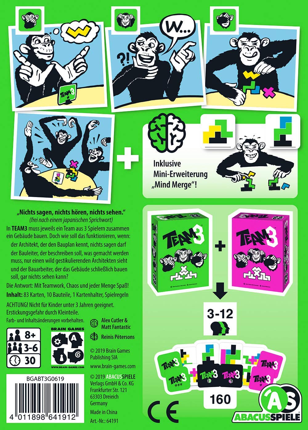 Abacus Spiele 64191 - Team 3, grün – Bild 3