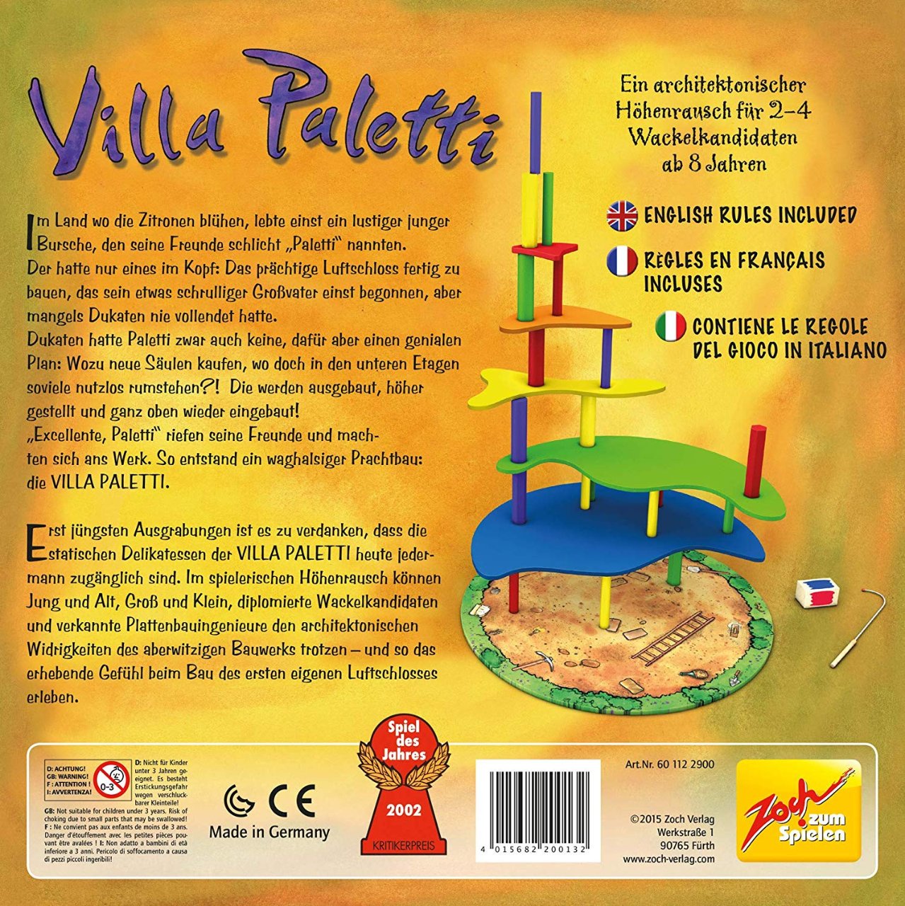 Zoch - Villa Paletti - Familienspiel – Bild 3