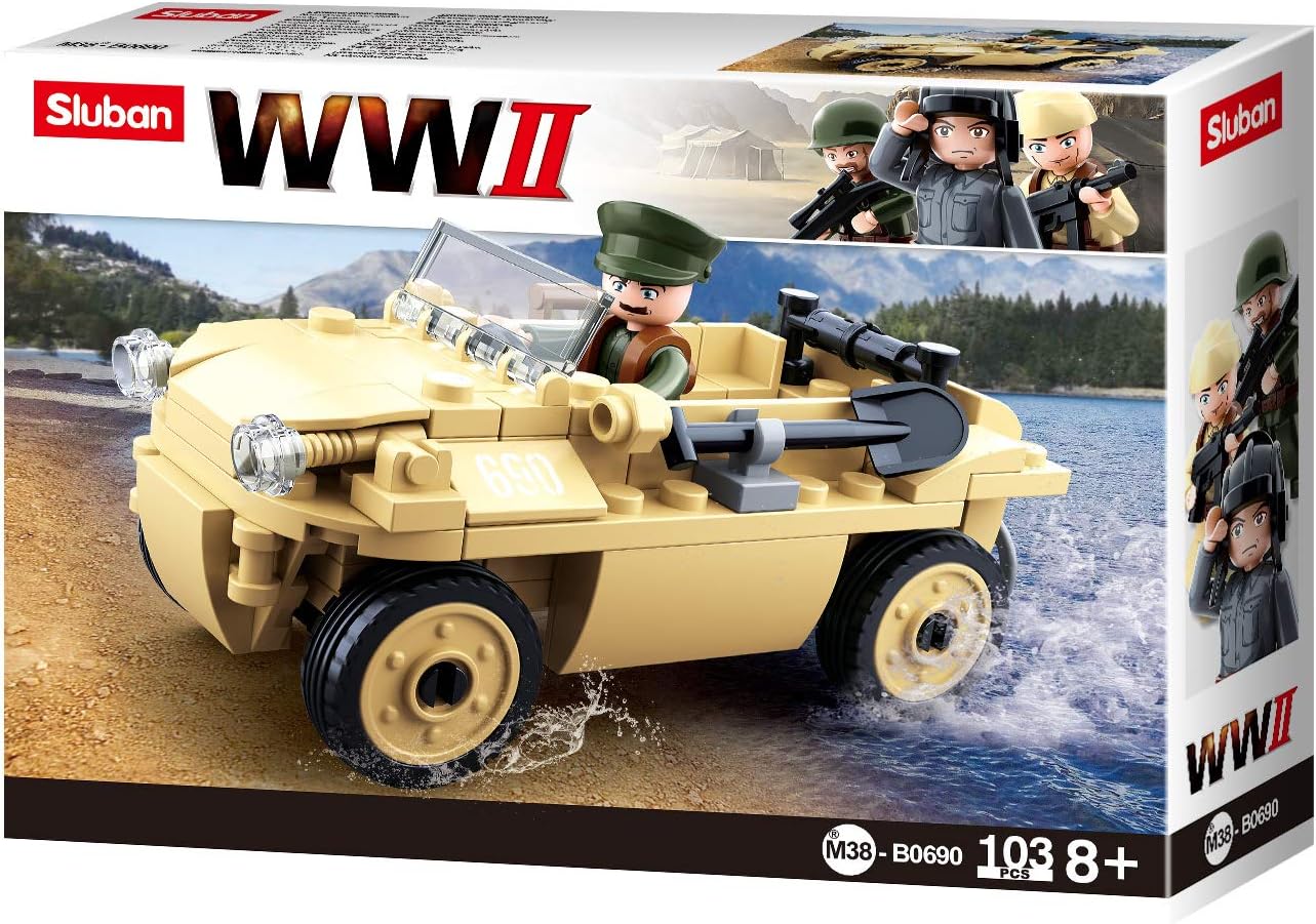 Sluban M38-B0690 - Army WWII - Amphibienfahrzeug – Bild 2