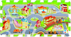 Stadt - Schaumstoff Puzzle 60696