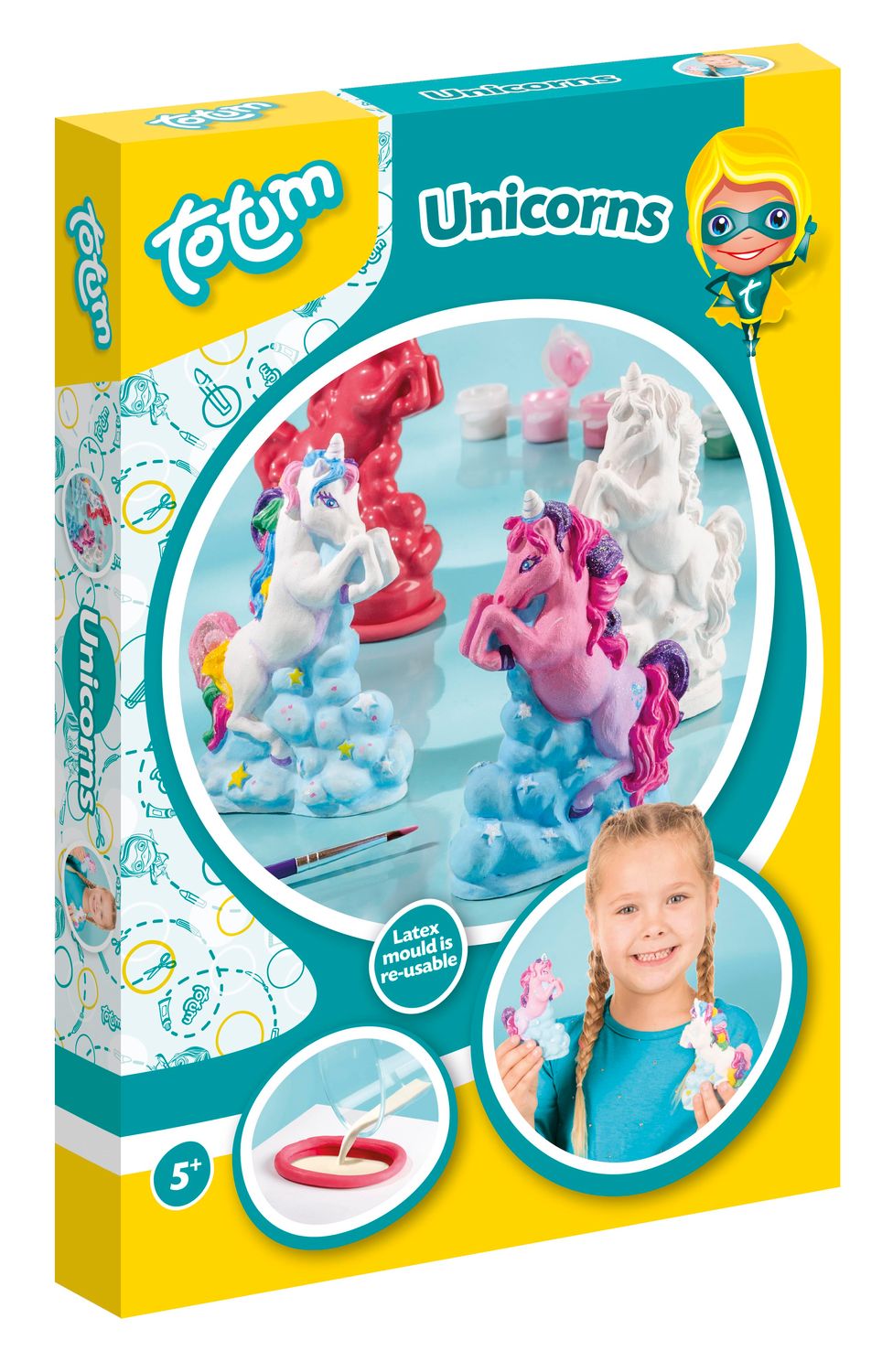 Totum Creativity - Einhorn-Gipsfiguren – Bild 3