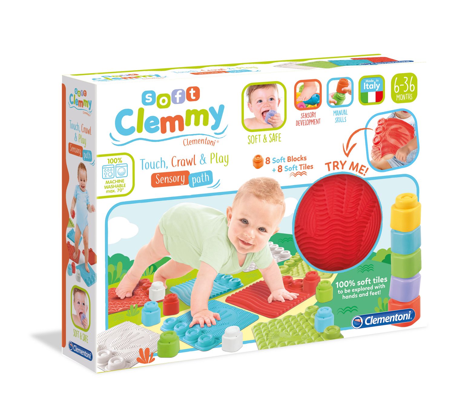 Clementoni 17352 - Clemmy-Sensorische Spielmatte – Bild 4