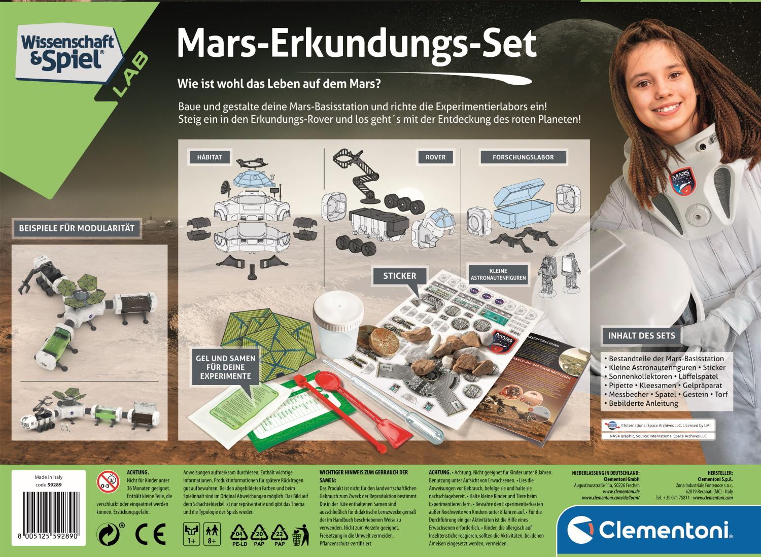Clementoni 59289 - Mars-Erkundungs-Set – Bild 3