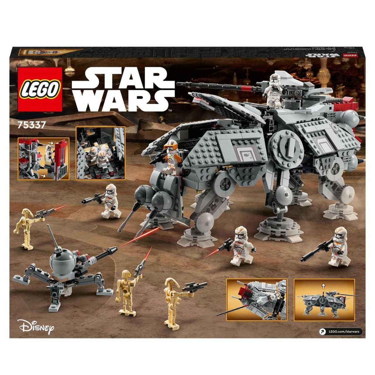 LEGO® 75337 - Star Wars AT-TE Walk (1082 Teile) – Bild 3