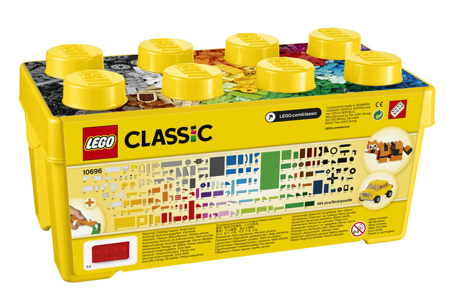 LEGO® 10696 - Classic Mittelgroße Bausteine-Box (484 Teile) – Bild 2
