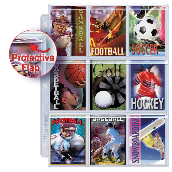 Premium Series 9-Pocket Secure Pages for Standard Size Cards – Bild 2