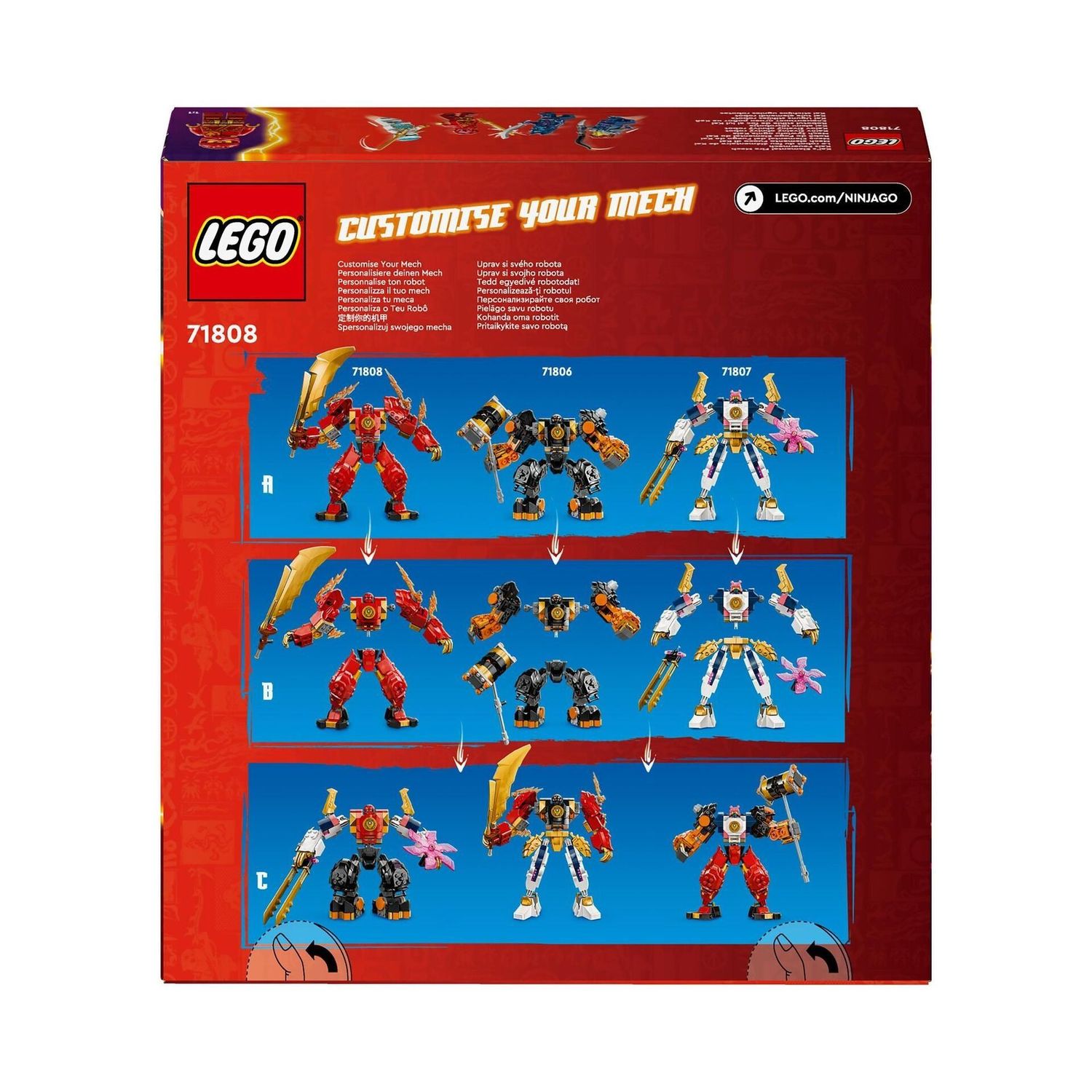 LEGO® 71808 NINJAGO - Kais Feuermech (322 Teile) – Bild 3