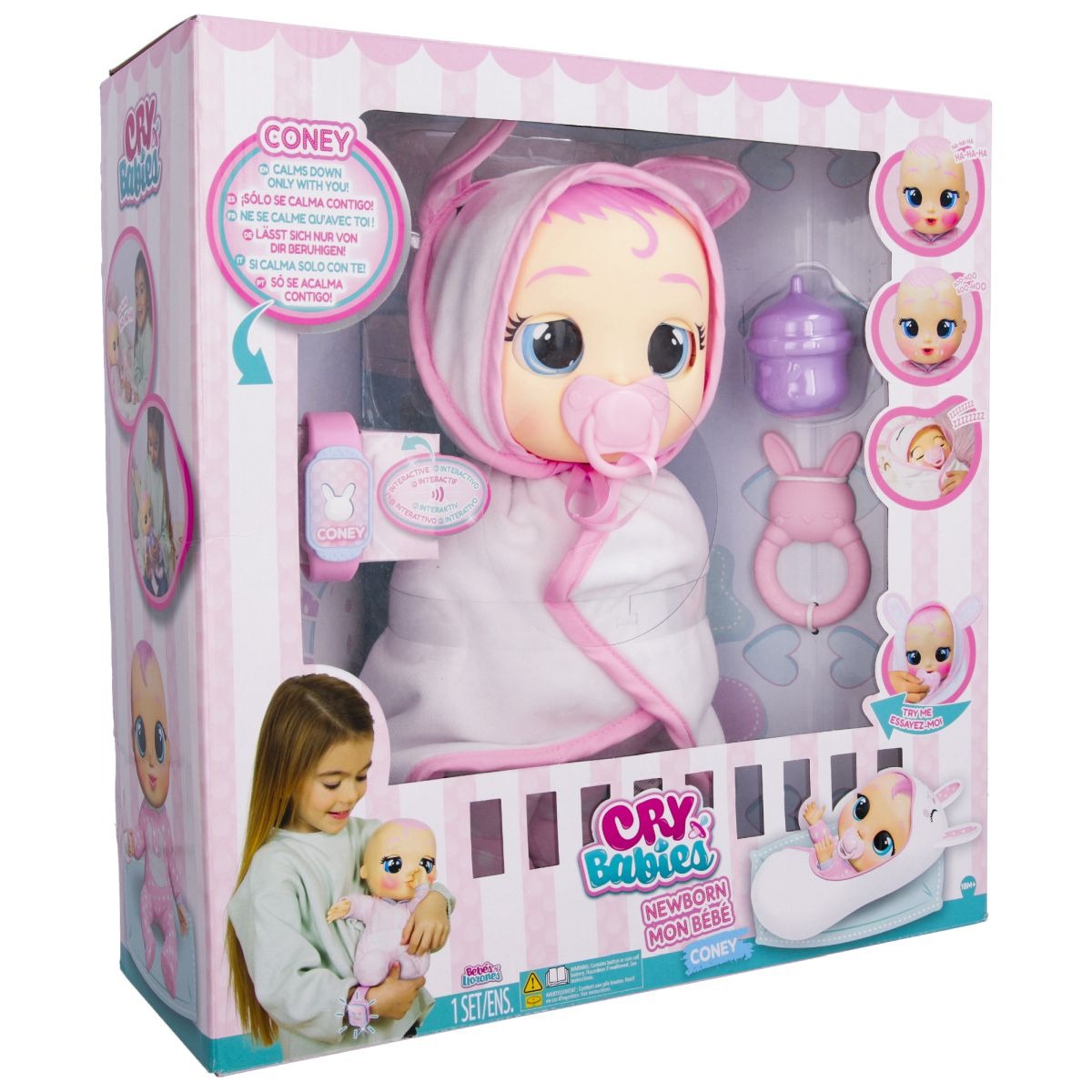 Cry Babies - NewBorn Coney - Spielpuppe – Bild 3