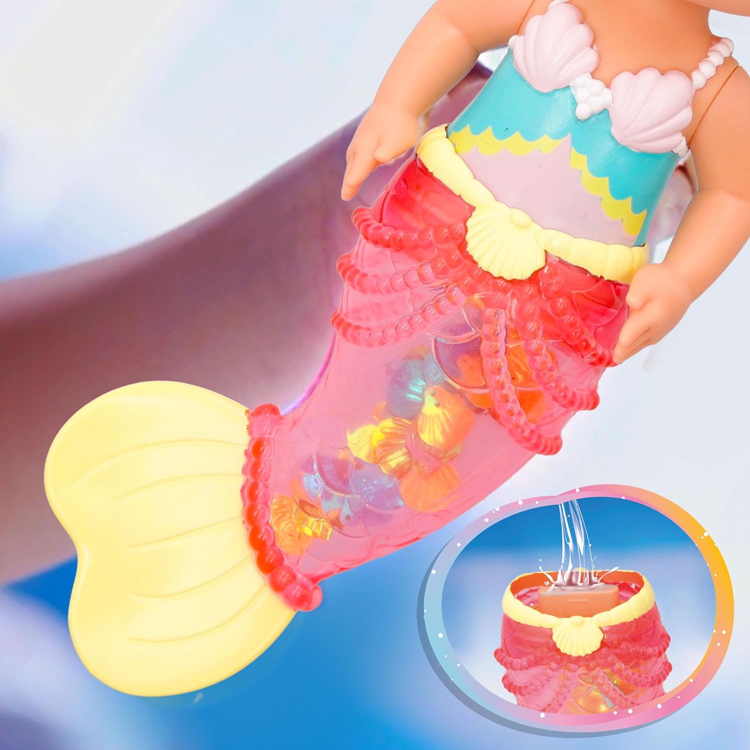 Bloopies Shimmer - Mermaids - Alice - Badespaß Spielpuppe – Bild 3