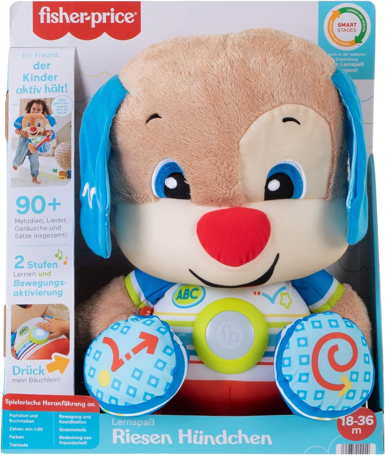 Fisher-Price - Lernspaß - Riesen Hündchen - Plüschfigur – Bild 2