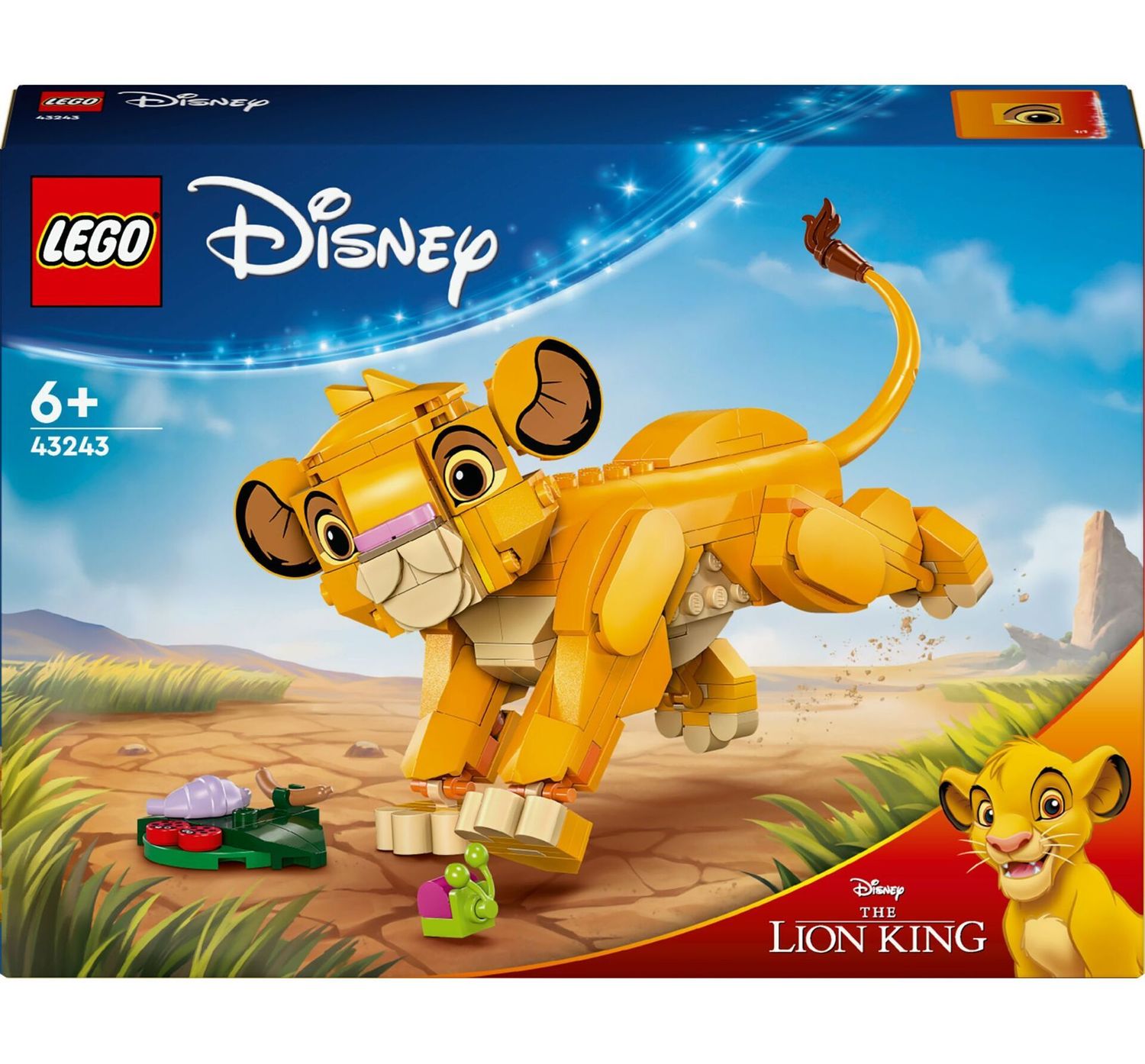 LEGO® Disney™ Classic 43243 - Simba, das Löwenjunge des Königs (222 Teile) – Bild 2