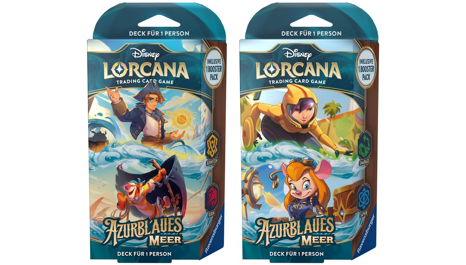 Disney Lorcana: Set 6 - Azurite Sea - Starter Deck Display (8 pcs) - DE – Bild 2