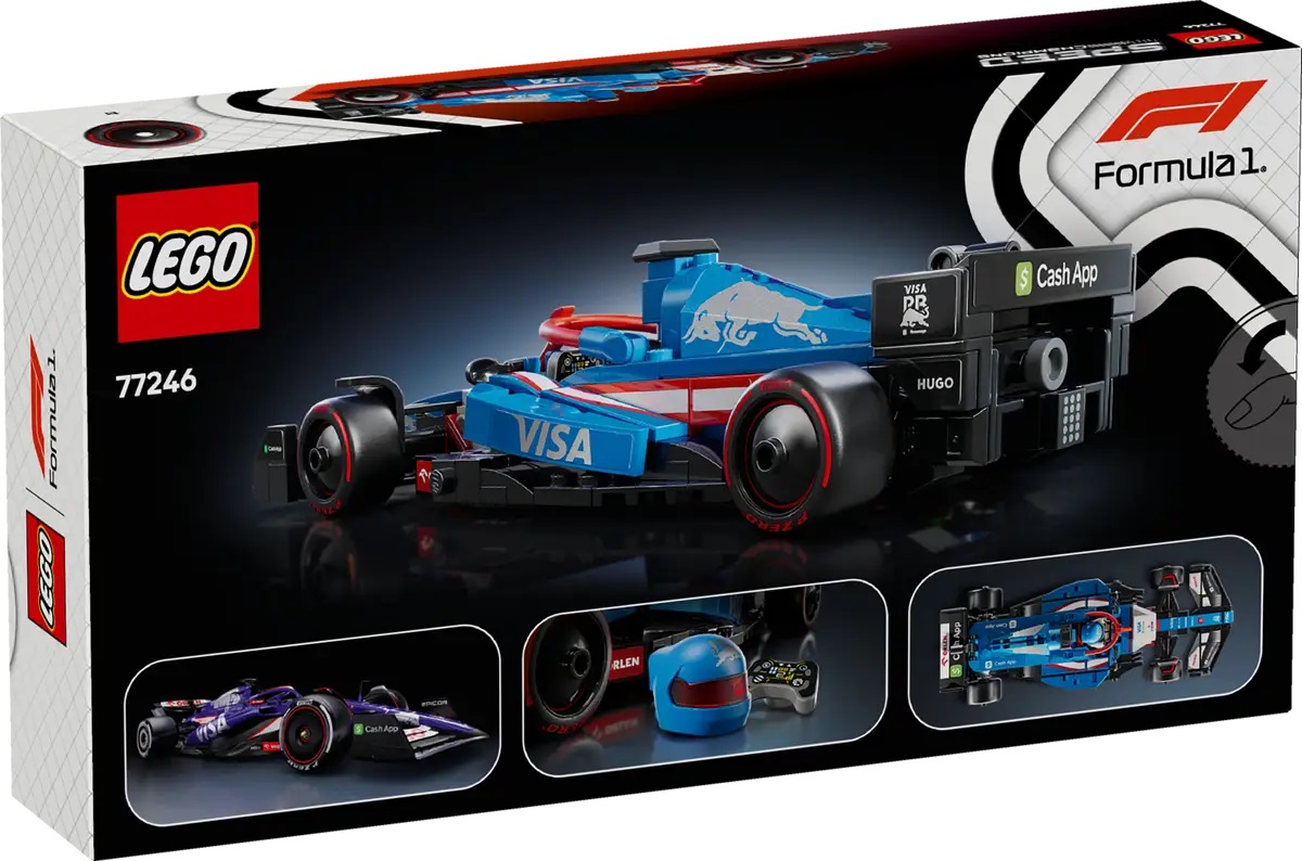 LEGO® Speed Champions 77246 - Visa Cash App RB VCARB 01 F1® Rennauto (248 Teile) – Bild 2