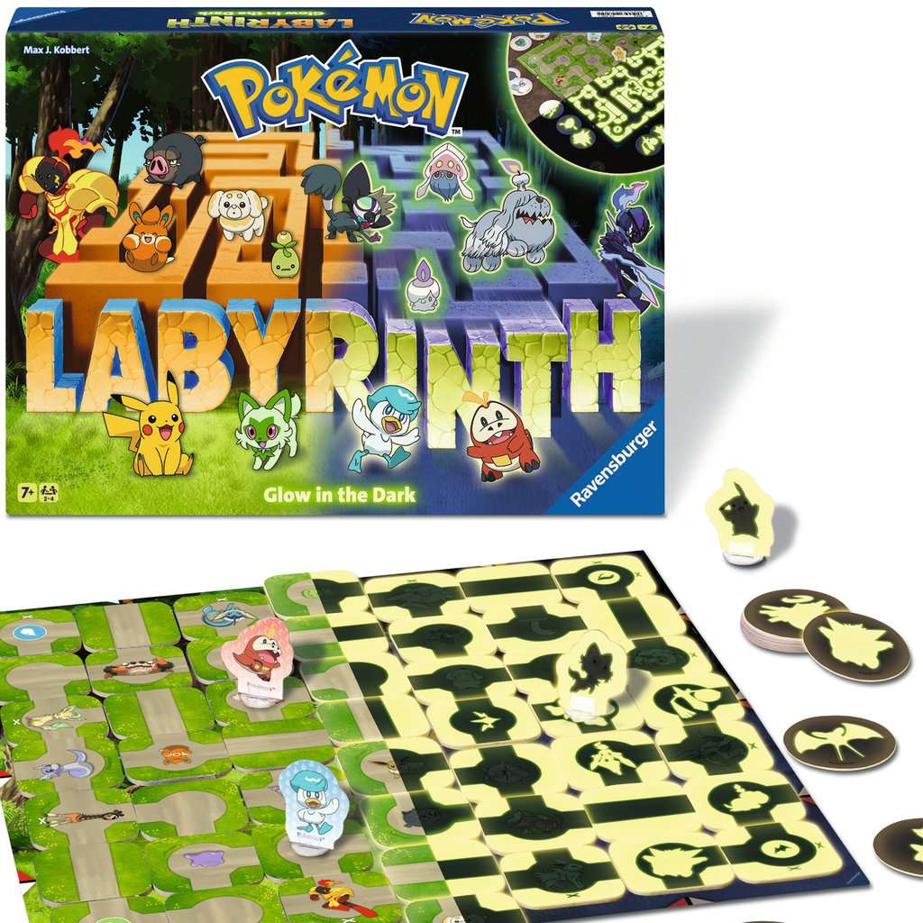 Pokémon - Labyrinth Glow in the Dark - Brettspiel – Bild 3