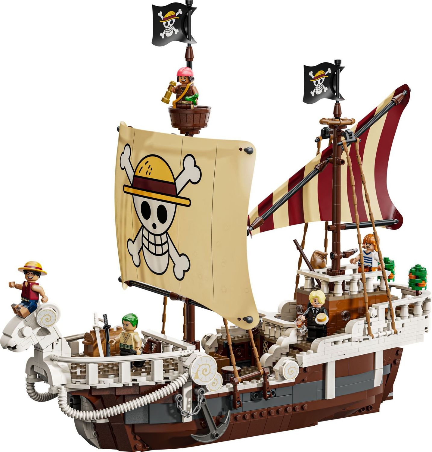 LEGO® ONE PIECE 75639 - Das Piratenschiff Flying Lamb (1376 Teile) – Bild 2