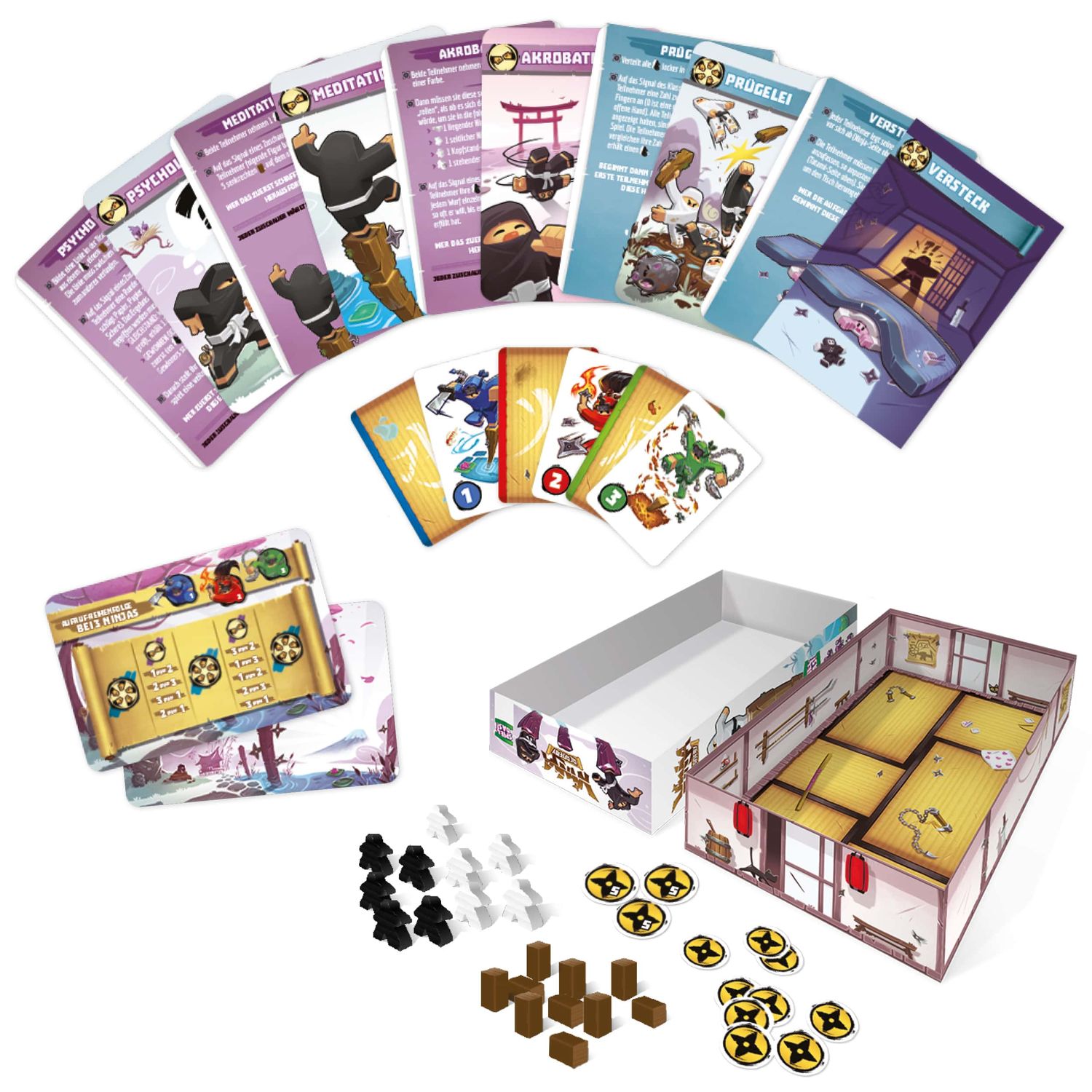 Ninja Academy - Brettspiel – Bild 3
