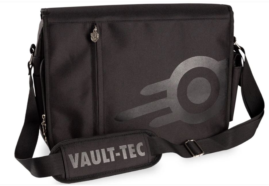 Fallout - Messenger Bag Umhängetasche - Vault Tec - Black – Bild 2